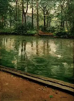 L'Yerres, pluie, óleo sobre tela (1875)