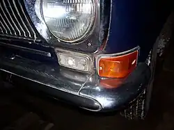 Luz de seta e luz de estacionamento