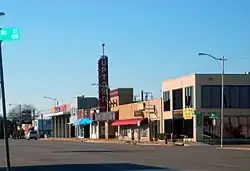 Rua principal de Grand Prairie