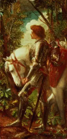 Sir Galahad, pintura de George Frederic Watts, 1888.