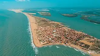 Vista Aérea da Cidade de Galinhos-RN