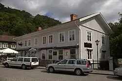 A praça Gamla torget em Kungälv