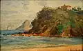 Garcia Bento, Ilha da Boa Viagem (Nictheroy), óleo sobre madeira, 17 x 27 cm, Photo Gedley Belchior Braga