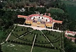 Vue aérienne du Palais Esterházy