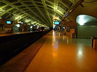 Visão geral da estação.