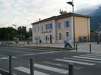 Estação Pontcharra-sur-Bréda.