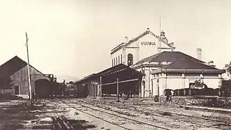 Antigo aspecto da Estação de Viana do Castelo