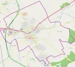 Localização de Garwolin na Polónia