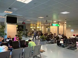 Vista do salão do Terminal 3