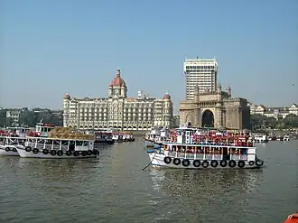 Portal da Índia e o Hotel Taj Mahal Palace