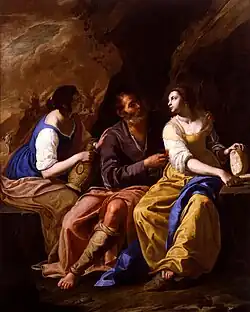 Ló e sua filhas, cerca de 1635 e 1638. Óleo sobre tela, 230,5 × 183&nbsp;cm. Museu de Arte de Toledo