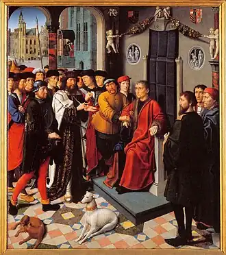 O Julgamento de Cambises, Museu Groeninge, Bruges, Bélgica