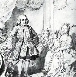 Ana com o marido Guilherme e os seus dois filhos, Carolina e Guilherme