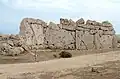 Muros de Ġgantija feitos com pedras megaliticas