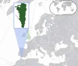 Mapa de Gibraltar na Europa