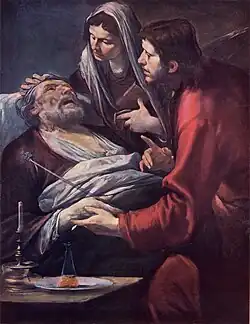 A Dormição de São José.