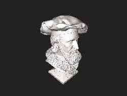 Busto em 3D de Girolamo Fracastoro