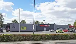 Supermercado na Søndergade 54, onde ficava a Prefeitura de Gjern