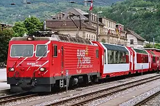 O Glacier Express em Brigue