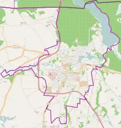 Localização de Gołdap na Polónia
