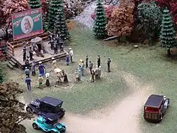 Miniatura de Gobbler's Knob no Centro de Ciências Carnegie em Pittsburgh