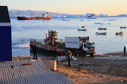 Desembarque marítimo de mercadorias