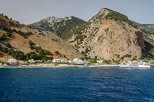 Extremidade da garganta de Samariá