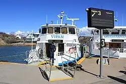 Barcos de carreira para as ilhas