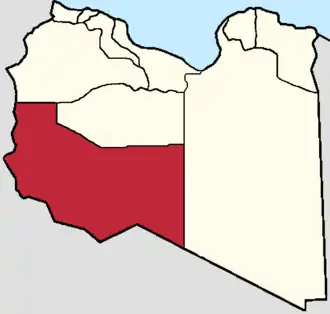 Localização de Ubari