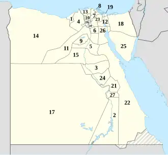 Províncias do Egito