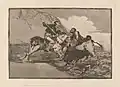 No. 1: Modo con que los antiguos Espanoles cazaban los toros a caballo en el campo (Como os espanhóis antigos caçavam os touros a cavalo no campo)