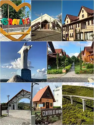 Lugares e paisagens da cidade de Gravatá