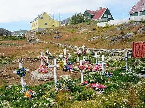 Sepulturas em Qaqortoq