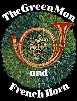 Ilustração do sinal que pendia do lado de fora de um pub em Covent Garden na década de 1970