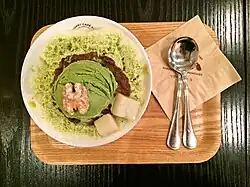 Patbingsu de matcha