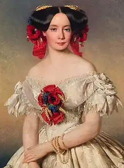 Retrato por Richard Lauchert, de 1855