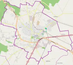 Localização de Grodzisk Wielkopolski na Polónia
