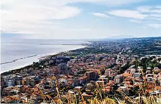 Vista panorâmica de Grottamare