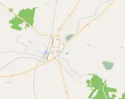 Localização de Gryfice na Polónia