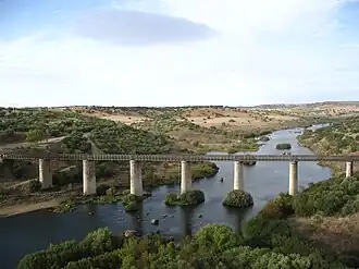 Ponte do Guadiana, ao PK&nbsp;178+6