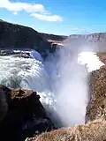 As cataratas de Gullfoss