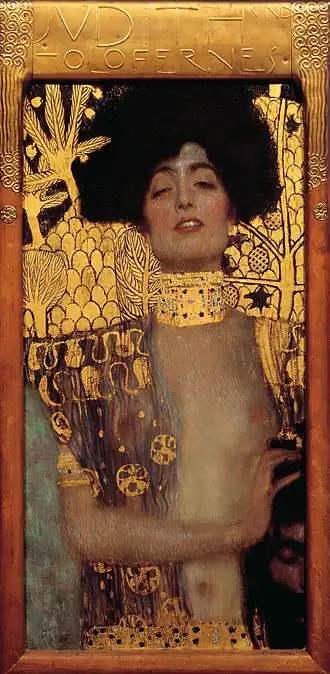 Judite com a cabeça de Holofernes de Gustav Klimt