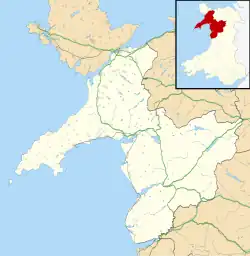 Localização de Pwllheli