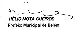 Assinatura de Hélio Gueiros
