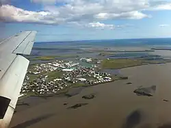 Vista aérea da cidade