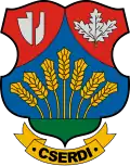 Brasão de armas de Cserdi