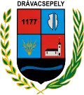Brasão de armas de Drávacsepely