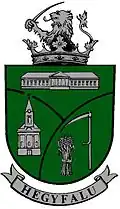 Brasão de armas de Hegyfalu