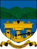 Brasão de armas de Hosszúpereszteg