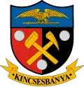 Brasão de armas de Kincsesbánya